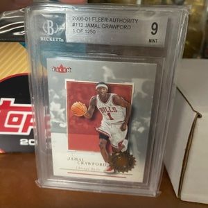 2000-01 FLEER AUTHORITY
#112 JAMAL CRAWFORD
1 OF 1250 PSA 9